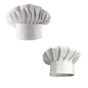 2 Pcs White Chef Hat