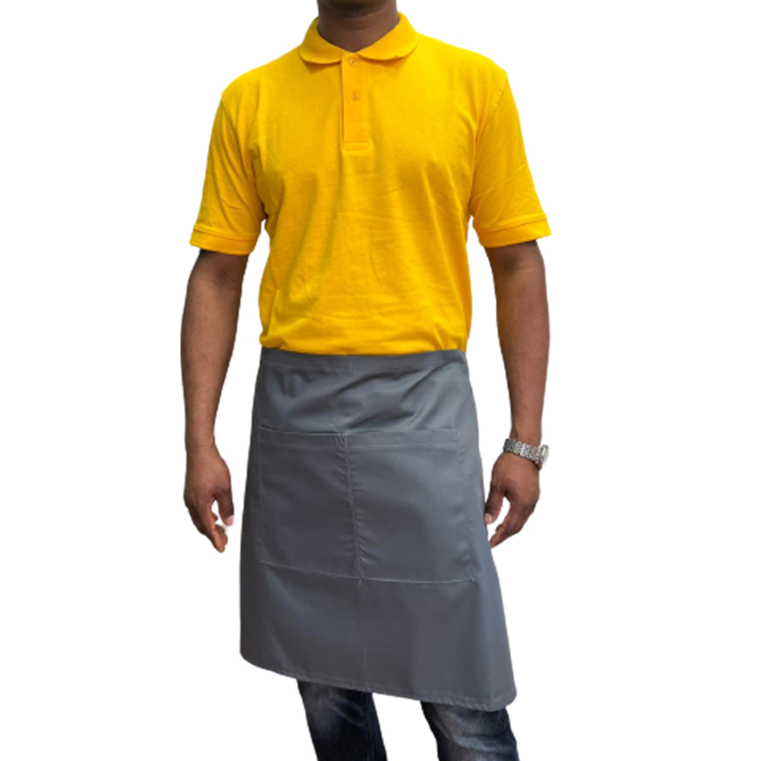 Short Waist Apron Gray Short Waist Apron Gray