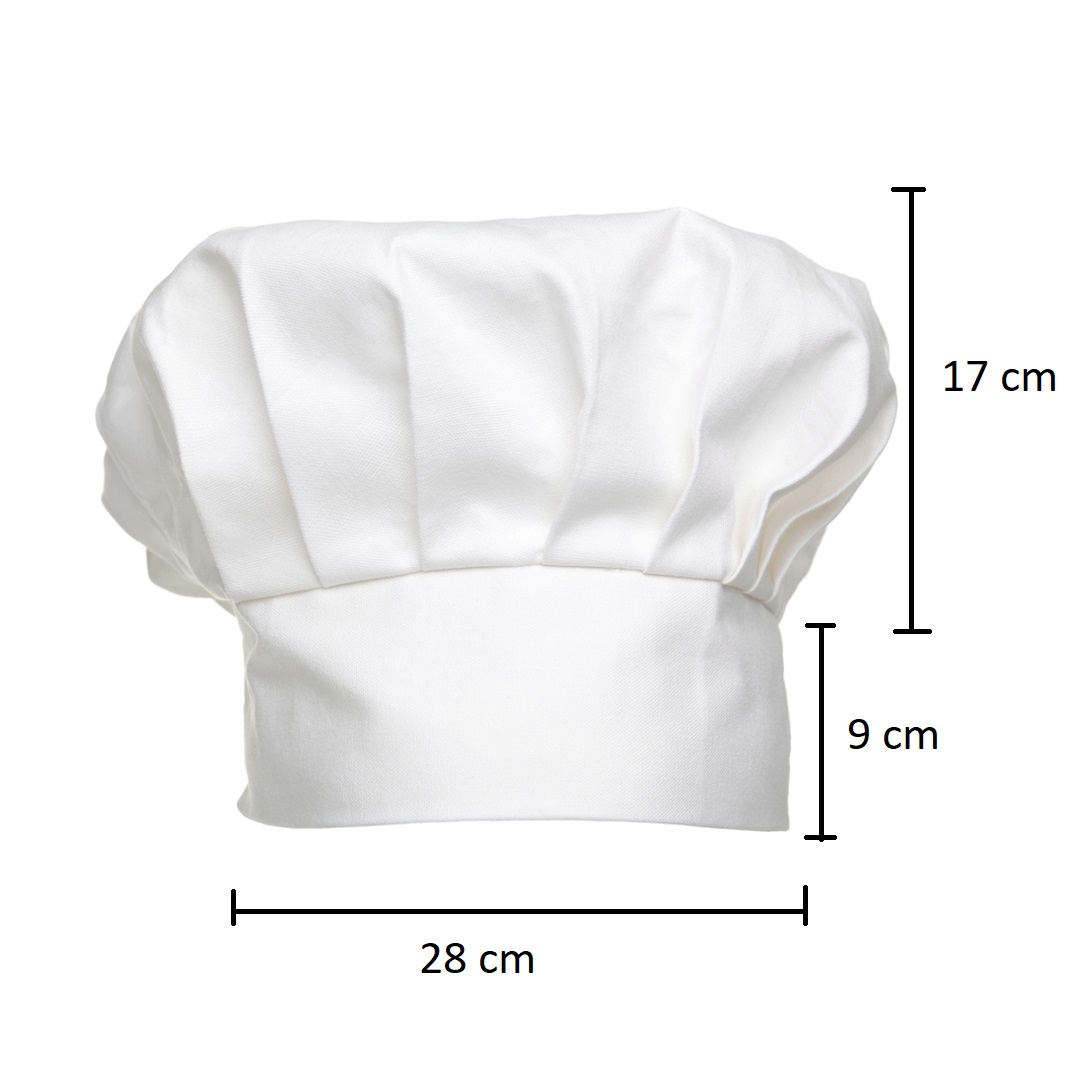 Cappello Da Chef Bianco Per Adulti - Berretto Divertente Per Cuoco, Panettiere, Barbecue E Costume