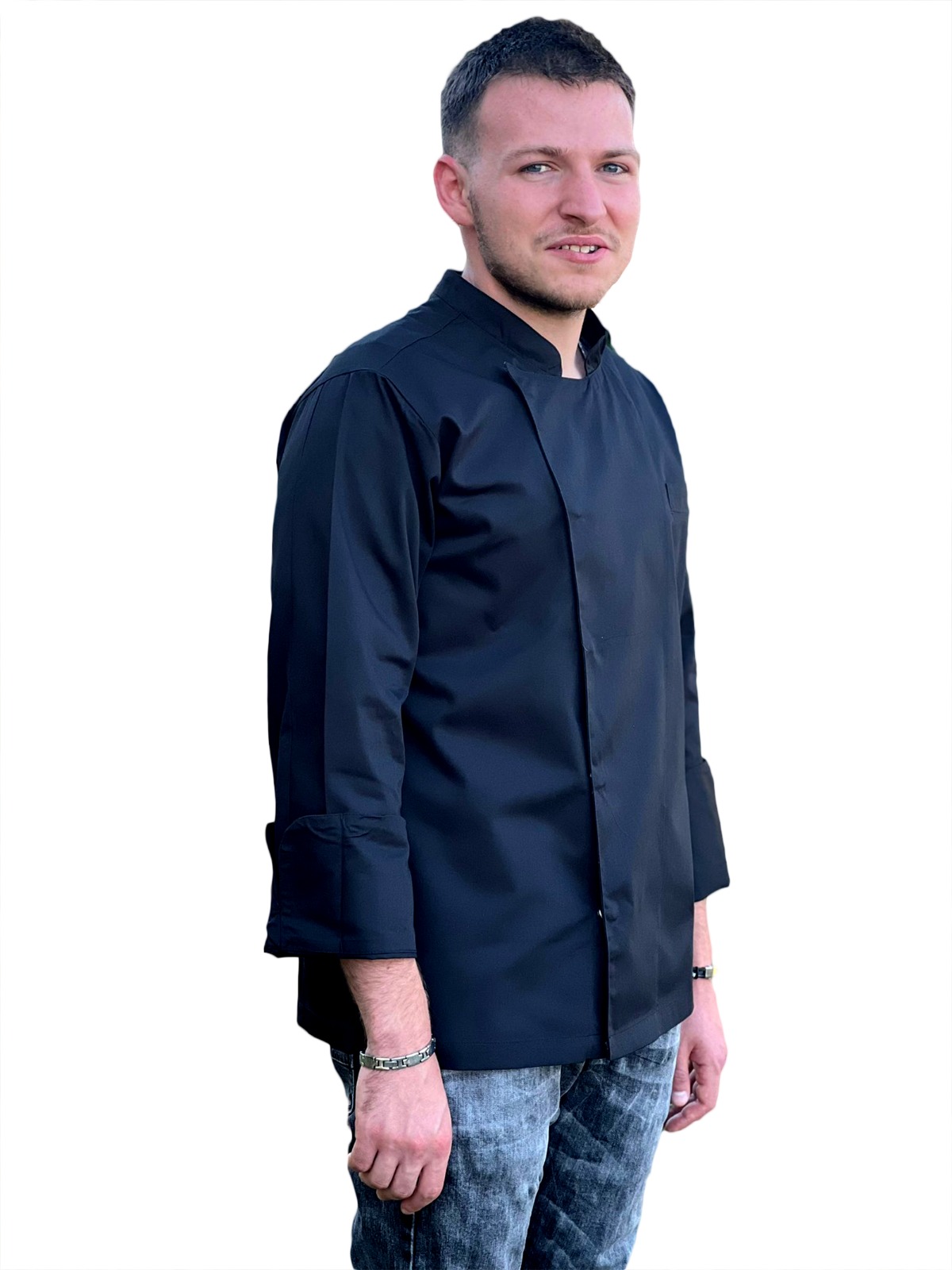 Giacca da cuoco a maniche lunghe Bianco