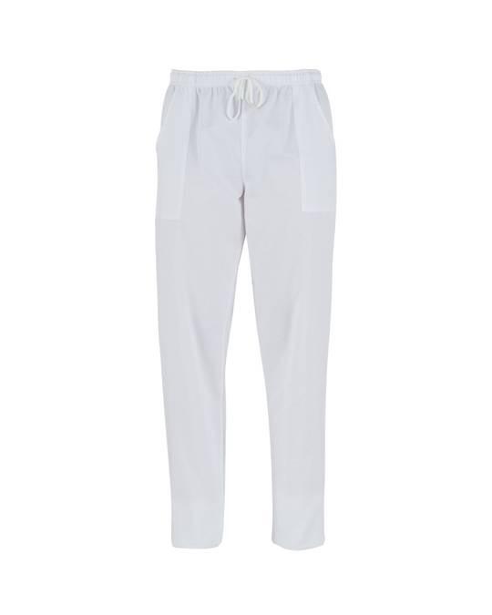 Pantaloni da cuoco unisex bianco Pantaloni da cuoco unisex bianco