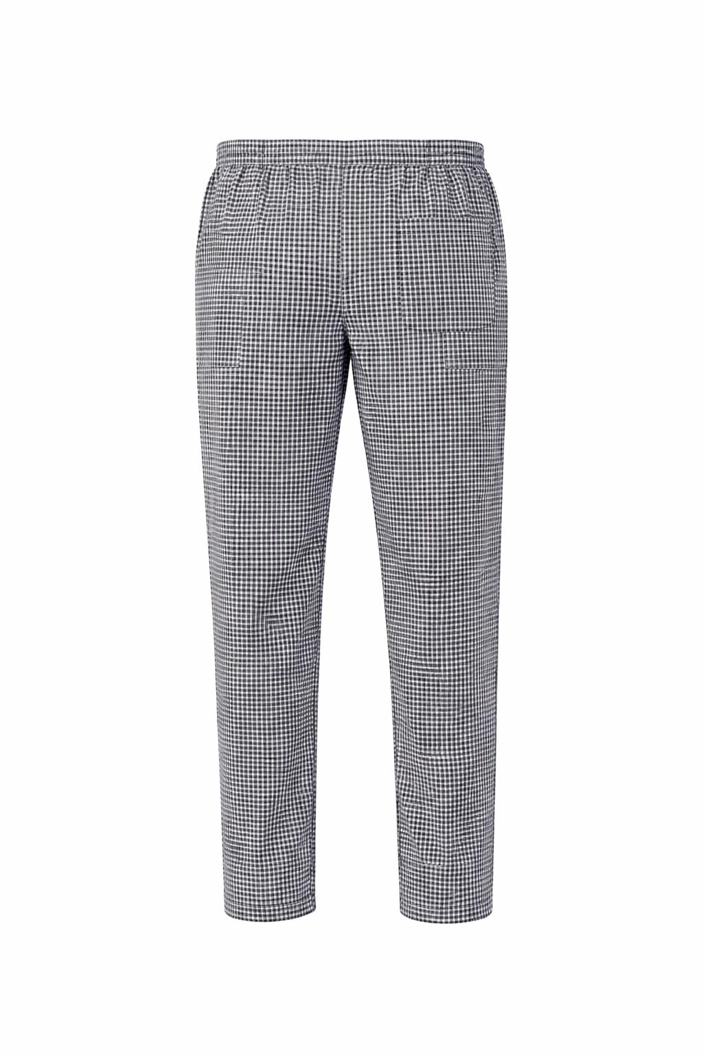 Pantaloni da cuoco unisex check