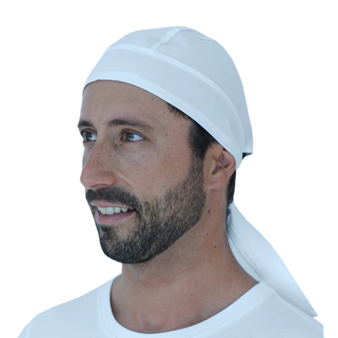 White Bandana Cap 1