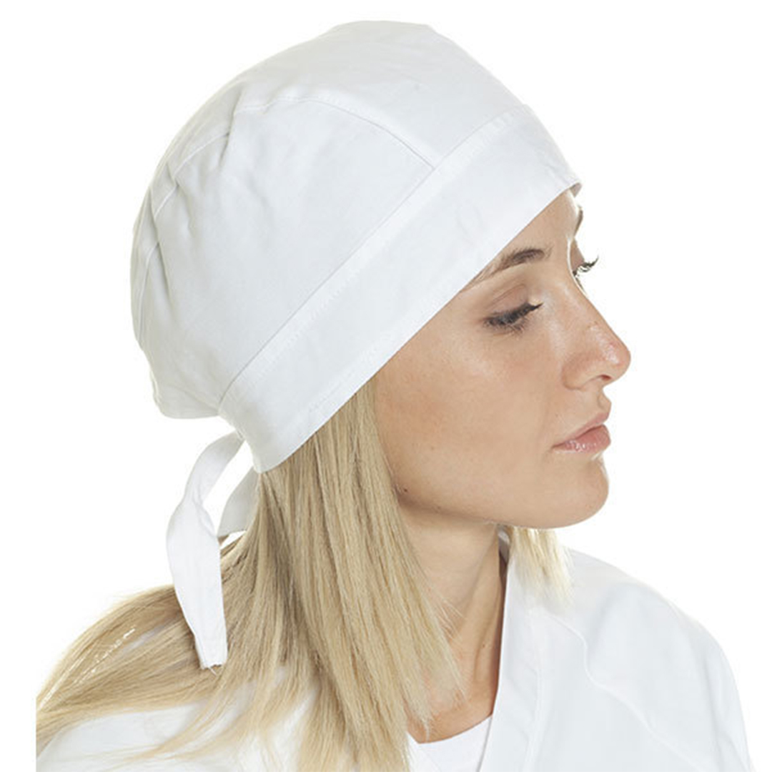 White Bandana Cap 2